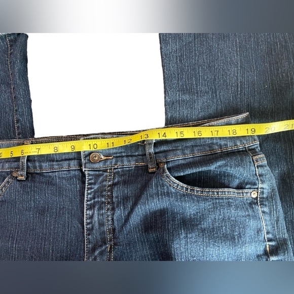 Bandolino blu Arianna boot cut jeans Sz 16 women 78%Cotton - Picture 12 of 15